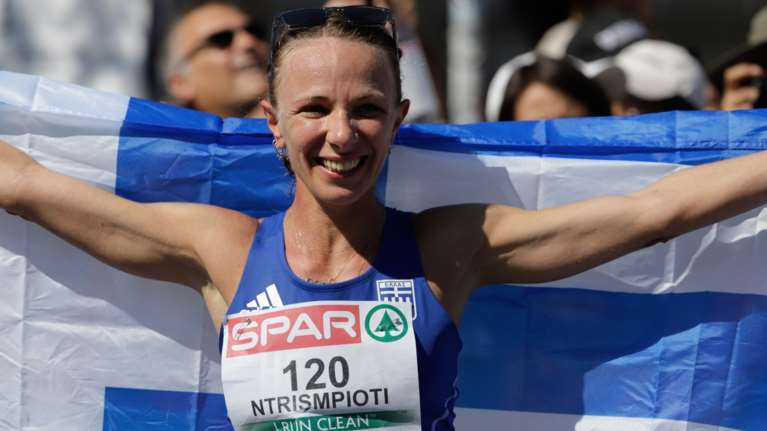 Δεύτερο χρυσό για την Αντιγόνη Ντρισμπιώτη - Πρωταθλήτρια Ευρώπης και στα 20χλμ. βάδην