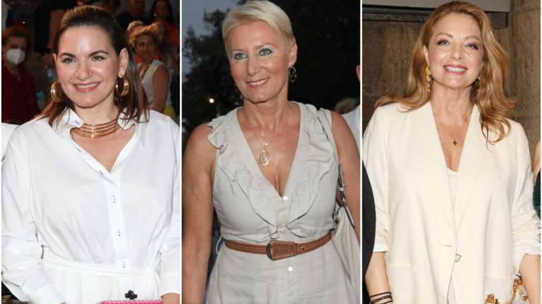 Κομψές στο Ηρώδειο με εσπαντρίγιες: Η Όλγα Κεφαλογιάννη, η Νατάσα Παζαΐτη, η Άντζελα Γκερέκου και το κοινό στοιχείο στα looks τους
