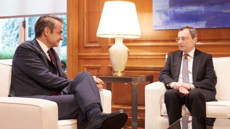 Συνάντηση Μητσοτάκη - Ντράγκι στην Ρώμη στις 22 Ιουνίου