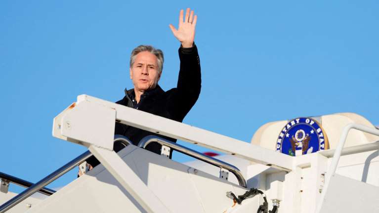 Πέμπτο ταξίδι του Μπλίνκεν στη Μέση Ανατολή - Στόχος η επίτευξη εκεχειρίας στη Λωρίδα της Γάζας