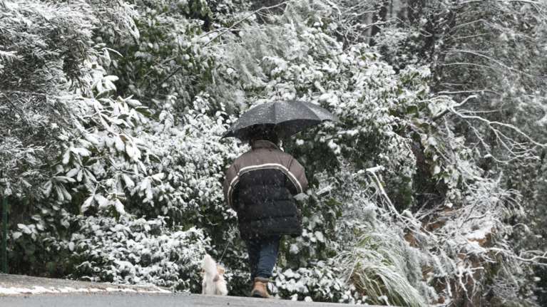 25η Μαρτίου με χιόνια σε όλη την Αθήνα - Χιόνισε σε κέντρο, δυτικά και βόρεια προάστια [Εικόνες - Βίντεο]