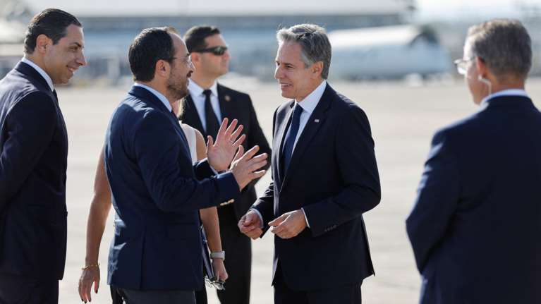 Εκτάκτως στην Κύπρο ο Μπλίνκεν πριν την επίσκεψη στην Τουρκία - Τι συζήτησε με τον Χριστοδουλίδη