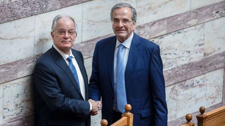 Ο Αντώνης Σαμαράς θα ψηφίσει Τασούλα για ΠτΔ, αλλά &quot;δεν τίθεται θέμα σύγκρισης με τον Κώστα Καραμανλή&quot;