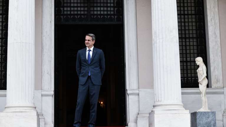 Συνάντηση Μησοτάκη με τον Μητροπολίτη Νέας Ζηλανδίας Μύρωνα