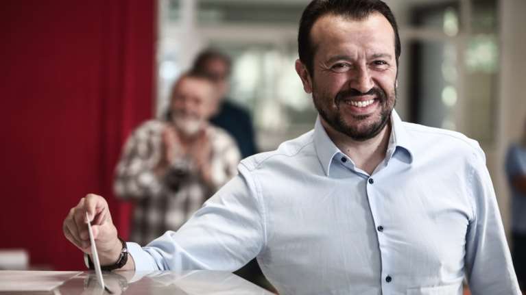 Στις κάλπες του ΣΥΡΙΖΑ ο Νίκος Παππάς: &quot;Σήμερα χτίζουμε την παράταξη της νίκης&quot; [εικόνες]