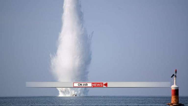 Μεσολόγγι: Εντυπωσιακές εικόνες από εξουδετέρωση γερμανικής νάρκης του Β&#39; Παγκοσμίου Πολέμου