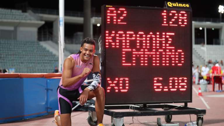 Εμμανουήλ Καραλής: Πανελλήνιο ρεκόρ με άλμα στα 6.08μ. - Νο4 στην ιστορία του παγκόσμιου επί κοντώ (βίντεο)