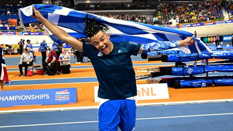 Πρωταθλητής Ευρώπης ο  &quot;ιπτάμενος&quot; Καραλής: Χρυσός στο Ευρωπαϊκό κλειστού στίβου