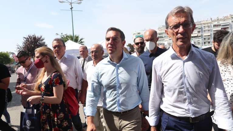 Ο Αλέξης Τσίπρας στη ΔΕΘ: Ξενάγηση στα περίπτερα της έκθεσης - Το απόγευμα η ομιλία στο &quot;Βελλίδειο&quot;