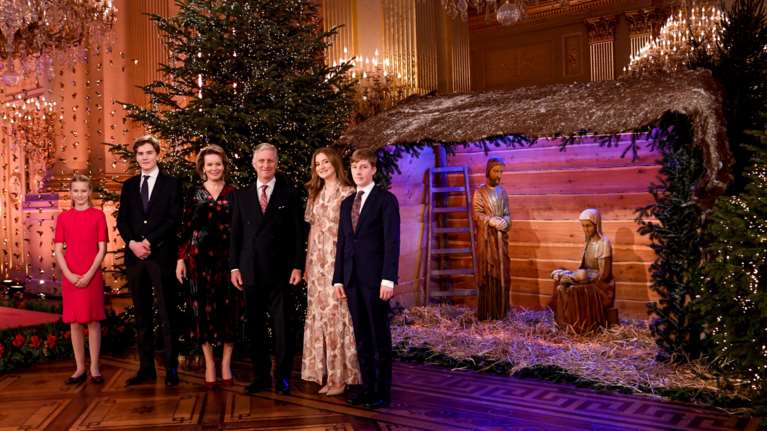 Η Αίθουσα του Θρόνου: Η φαντασμαγορική χριστουγεννιάτικη γιορτή στο παλάτι του Βελγίου