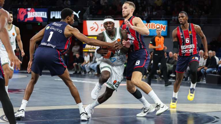 Μπασκόνια - Παναθηναϊκός 84-86: Στο τέλος το έκανε θρίλερ, αλλά είχε λυτρωτή Ναν