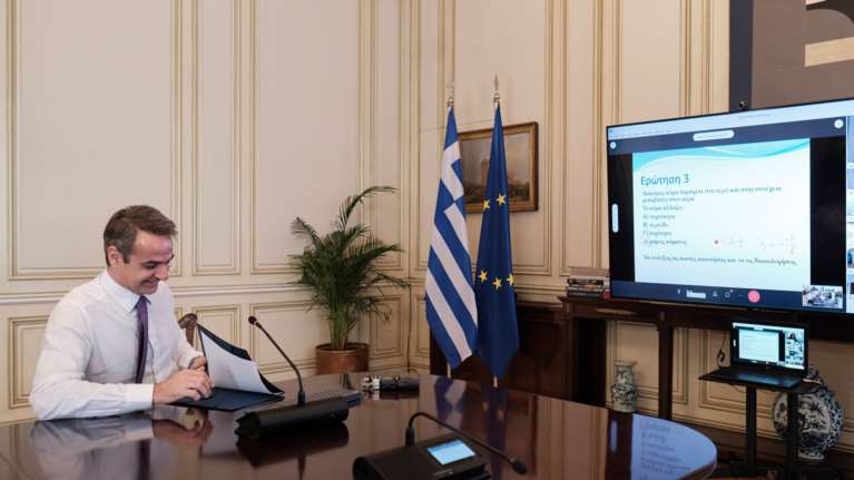 Κορονοϊός: Τηλεδιάσκεψη του Κ. Μητσοτάκη με τους ευρωβουλευτές της ΝΔ