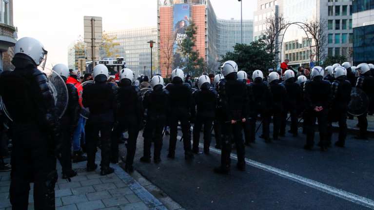 Βέλγιο: Νέα διαδήλωση κατά των υγειονομικών μέτρων για την πανδημία στις Βρυξέλλες