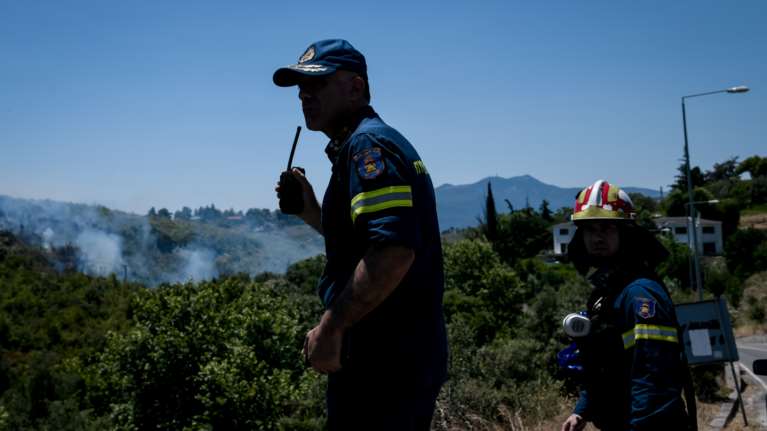 Μαραθώνας: Οριοθετήθηκε η πυρκαγιά που ξέσπασε σε δασική έκταση