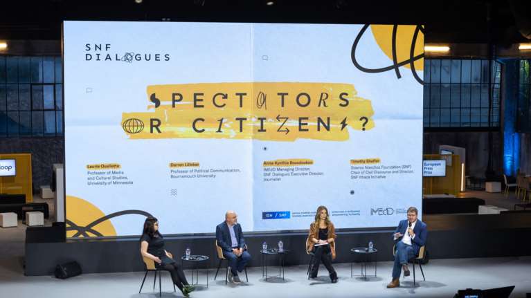 Διάλογοι ΙΣΝ: Τηλεθεατές ή πολίτες; Μια συζήτηση για την "κατανάλωση" ειδήσεων, τη συμμετοχή των πολιτών και τη δημοκρατία