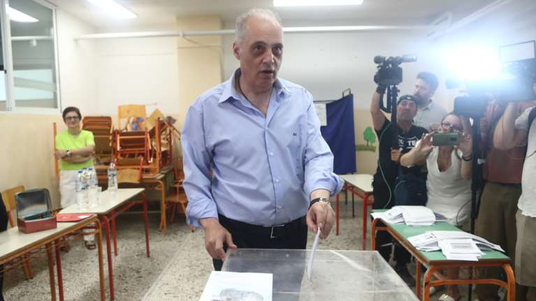 Στη Θεσσαλονίκη ψήφισε ο Κυριάκος Βελόπουλος: Ζητάμε την εμπιστοσύνη του λαού, δεν θα τους προδώσουμε ποτέ [βίντεο]