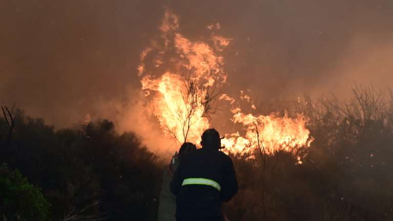 Φωτιά στη Δράμα: Καλύτερη η εικόνα της πυρκαγιάς στον Μανδρότοπο - Σε εξέλιξη η πυρκαγιά στον δήμο Πρεσπών