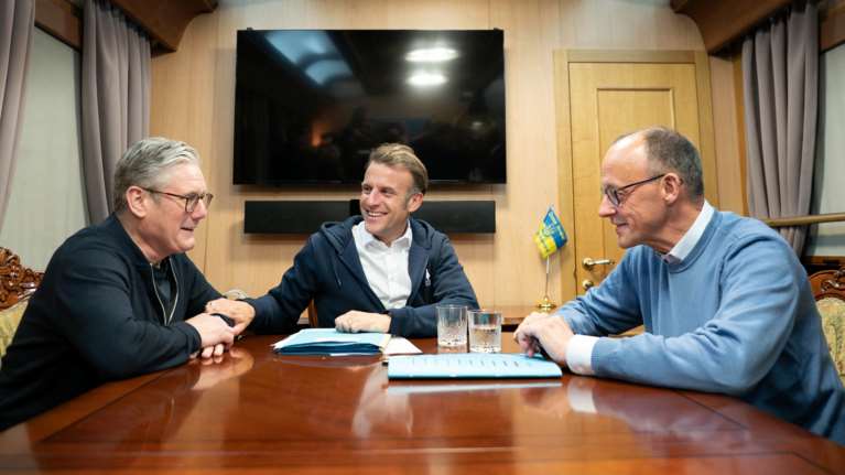 Στο Κίεβο Μερτς, Στάρμερ, Μακρόν, Τουσκ - Καλούν τη Ρωσία για &quot;πλήρη και άνευ όρων 30ήμερη εκεχειρία&quot;