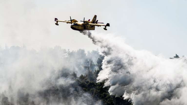 Φωτιά τώρα στο Ωραιό Ξάνθης
