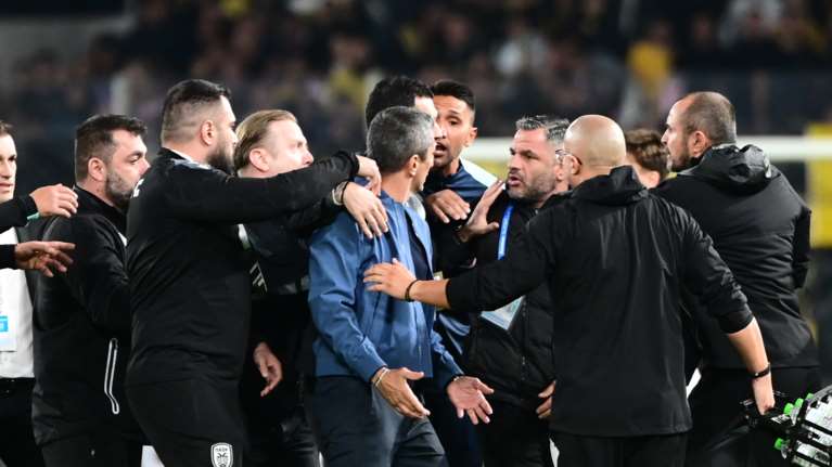 ΕΛΑΣ για το ΑΕΚ-ΠΑΟΚ: &quot;Ο Λουτσέσκου έφτυσε τον Λαμέλα - Αστυνομικοί δέχθηκαν κλωτσιές από διαπιστευμένους&quot;