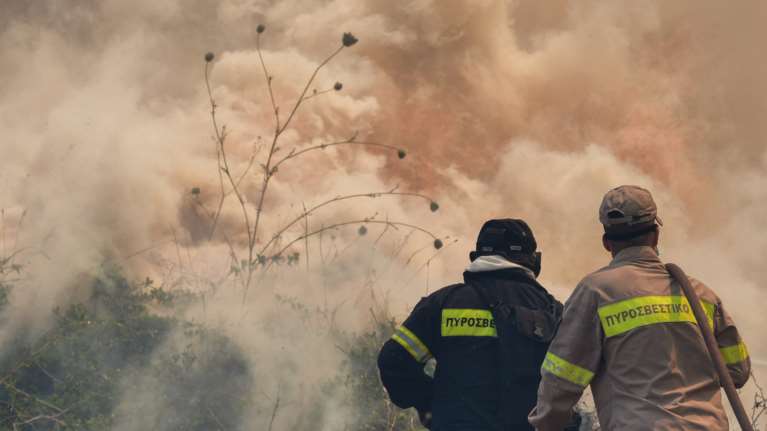 Φωτιά στην Ηλεία: Σε ετοιμότητα για εκκένωση οι κάτοικοι στο Χελιδόνι - Επιτόπου ο ΓΓ Πολιτικής Προστασίας [Εικόνες]