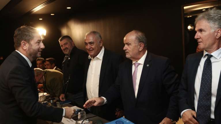 Συνάντηση Ανδρουλάκη με εκπροσώπους παραγωγικών και κοινωνικών φορέων εν όψει ΔΕΘ