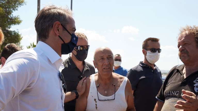 Δέσμευση Μητσοτάκη από Εύβοια για ταχύτατες αποζημιώσεις - Πλήρης στήριξη στον Χαρδαλιά [Εικόνες]