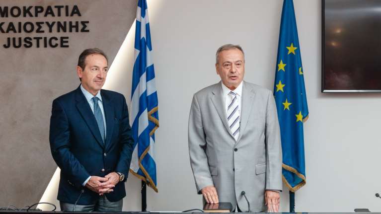 Ορκίστηκε ο Παναγιώτης Πούλιος διευθυντής της Δικαστικής Αστυνομίας