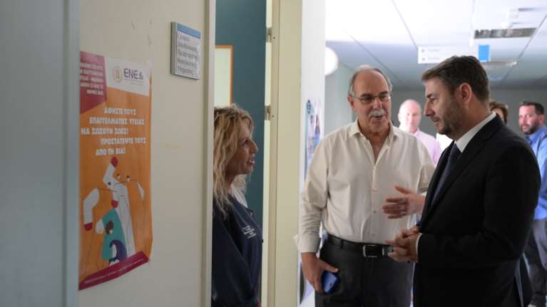 Ανδρουλάκης από νοσοκομείο Κυθήρων: Μια Ελλάδα για όλους, σημαίνει υψηλού επιπέδου υπηρεσίες δημόσιας υγείας