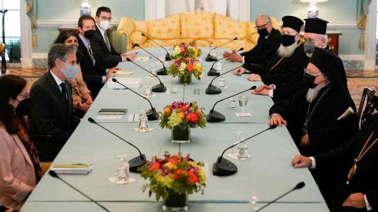 Μπλίνκεν σε Βαρθολομαίο: Προτεραιότητα των ΗΠΑ το άνοιγμα της Θεολογικής Σχολής της Χάλκης