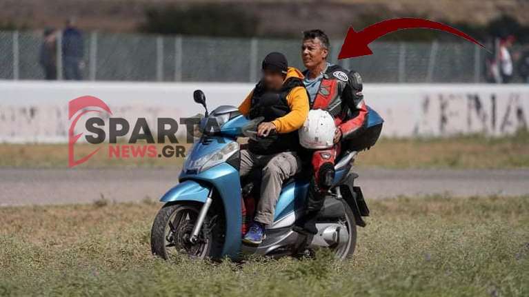 Ατύχημα σε αγώνα μοτοσικλέτας στα Μέγαρα: Μετέφεραν τον τραυματία με βεσπάκι [εικόνες, βίντεο]