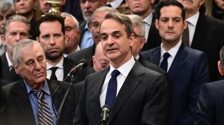 Ο επικήδειος του Κυριάκου Μητσοτάκη για τον Σημίτη: Μαχητής κατά της δικτατορίας και άξιος υπηρέτης της δημοκρατίας