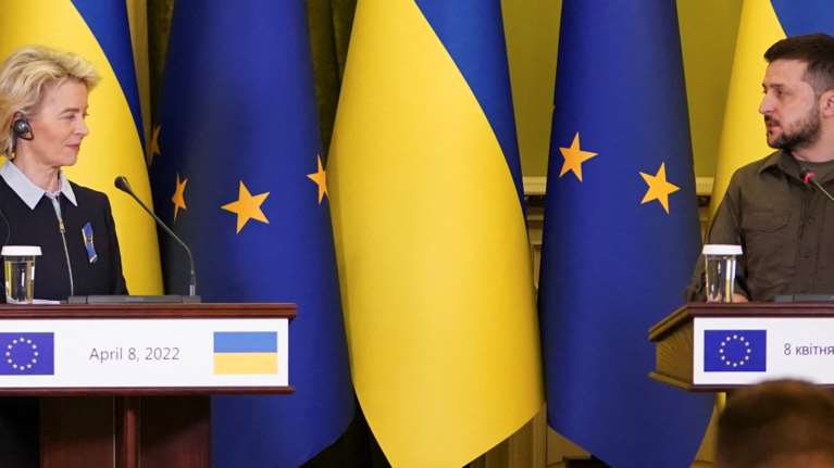 Συνάντηση Φον ντερ Λάιεν και Μπορέλ με Ζελένσκι - "Η Ουκρανία βαδίζει προς το ευρωπαϊκό μέλλον" [Βίντεο]