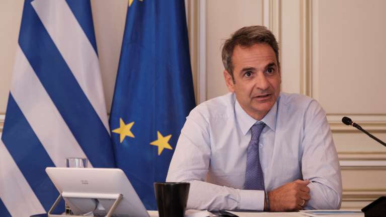 Επίσκεψη του πρωθυπουργού Κυριάκου Μητσοτάκη στο υπουργείο Εσωτερικών και στην Πολιτική Προστασία