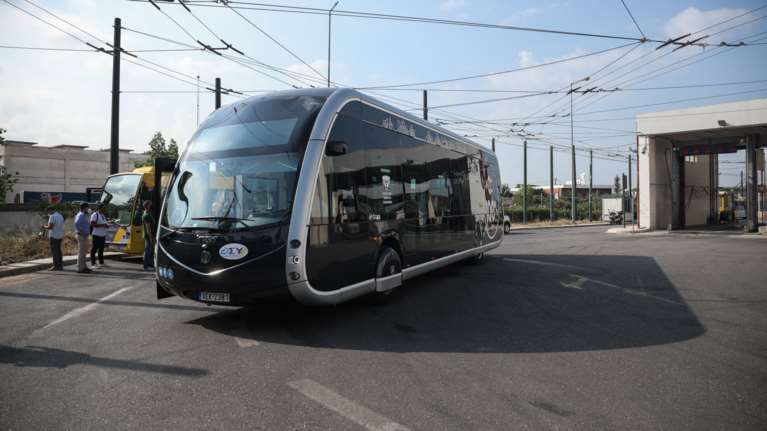 Δοκιμαστική διαδρομή ηλεκτρικού λεωφορείου στη γραμμή Παγκράτι - Κυψέλη [εικόνες]