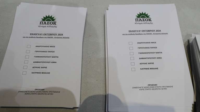 ΠΑΣΟΚ: Η λίστα με τα εκλογικά τμήματα - Αναλυτικός οδηγός