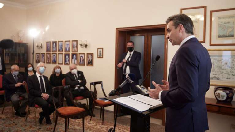 Στην ελληνική πρεσβεία της Λιβύης ο Κυριάκος Μητσοτάκης - &quot;Η ελληνική καρδιά θα χτυπά πιο δυνατά&quot; [Εικόνες]