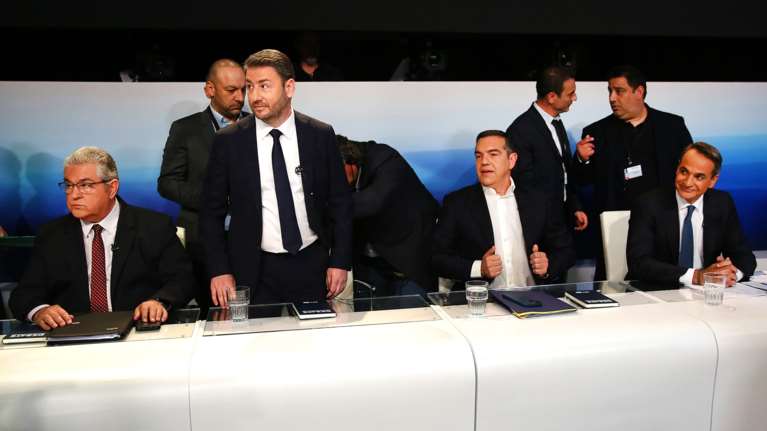 Εκλογές 2023: Ο Τσίπρας ζήτησε στο διάλειμμα τηλεμαχία με τον Μητσοτάκη- &quot;Με την ίδια σύνθεση&quot; απάντησε ο Ανδρουλάκης