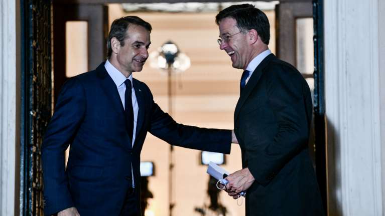 Συνάντηση Μητσοτάκη με Ρούτε: Θέμα αρχής η προάσπιση των κυριαρχικών μας δικαιωμάτων [βίντεο]