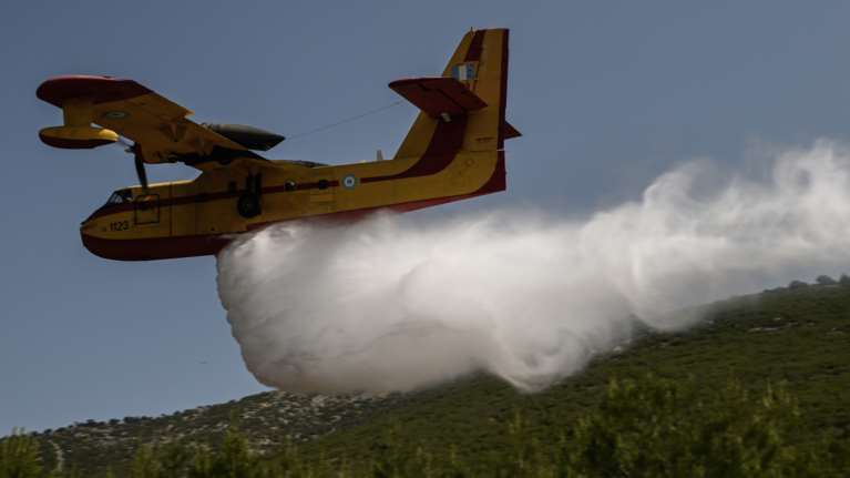 Ξέσπασε φωτιά στο Μαρτίνο Φθιώτιδας - Συναγερμός στην Πυροσβεστική