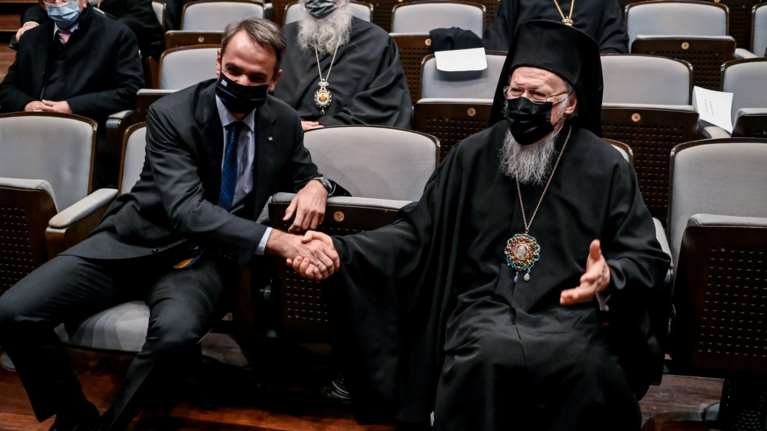 Μητσοτάκης για Πατριάρχη Βαρθολομαίο: "Η στάση του στον εμβολιασμό, φωτεινή απάντηση σε κάθε σκοταδιστική δοξασία"