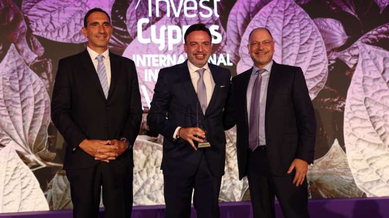 Βράβευση του Χριστόφορου Παπαχριστοφόρου και της Mediterranean Hospitality Venture PLC στα 12th Invest Cyprus International Investment Awards