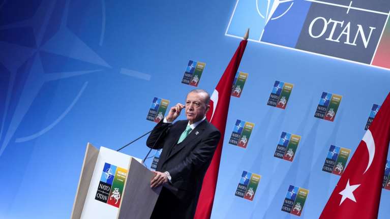 Ερντογάν στη Σύνοδο του ΝΑΤΟ: &quot;Ποτέ δεν χρησιμοποιήσαμε τα F-16 κατά της Ελλάδας, ούτε θα το κάνουμε&quot;