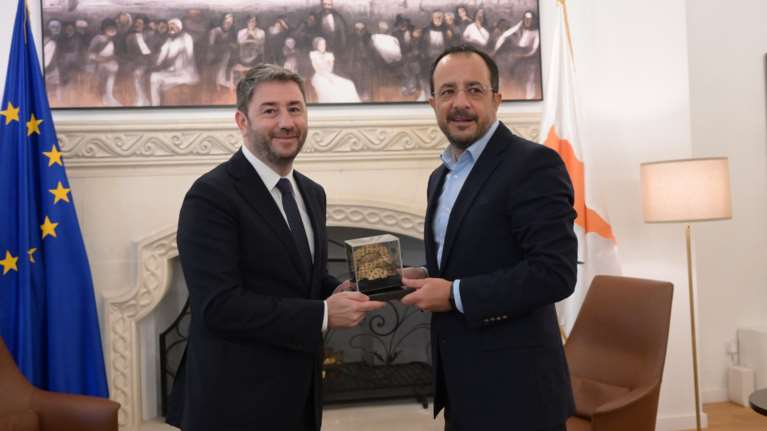 Στην Κύπρο ο Ανδρουλάκης: &quot;Επανέναρξη των συνομιλιών για το Κυπριακό με την ΕΕ σε  πρωταγωνιστικό ρόλο