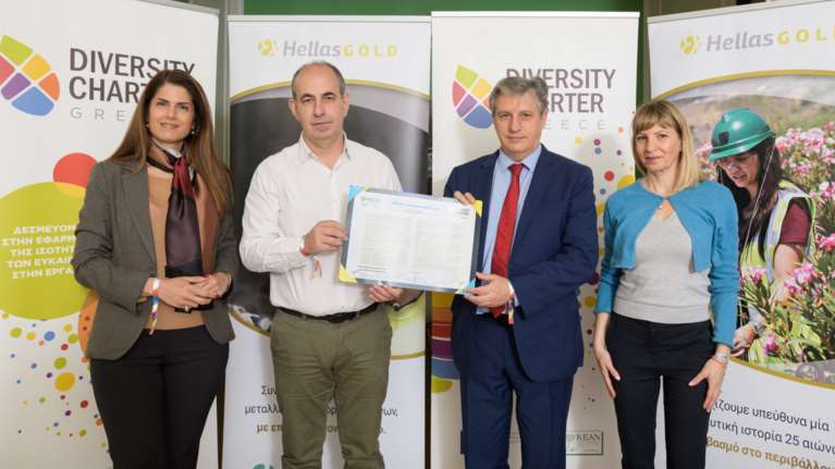 Η Ελληνικός Χρυσός υπογράφει τη Χάρτα Διαφορετικότητας