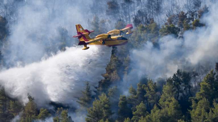 Φωτιά σε αγροτοδασική έκταση στις Μυκήνες