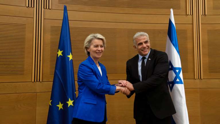 Φον ντερ Λάιεν στο Ισραήλ: &quot;Θέλουμε να ενισχύσουμε την ενεργειακή μας συνεργασία - Η Ρωσία μας εκβιάζει&quot;