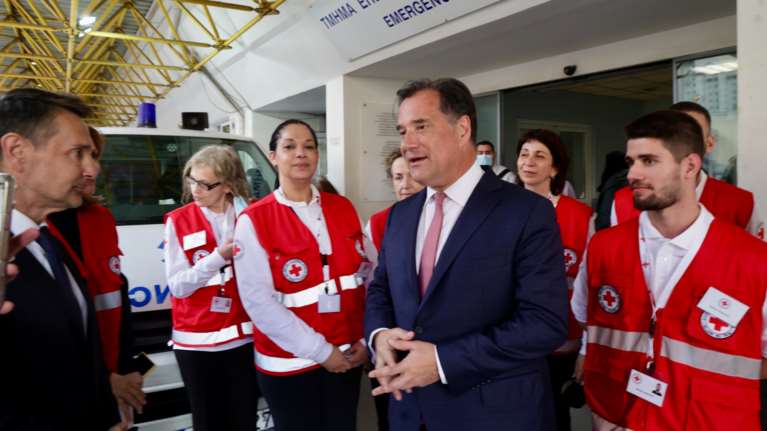 Γεωργιάδης: Oι εθελοντές του Ερυθρού Σταυρού στα μεγάλα νοσοκομεία θα κάνουν κάθε εφημερία πιο εύκολη