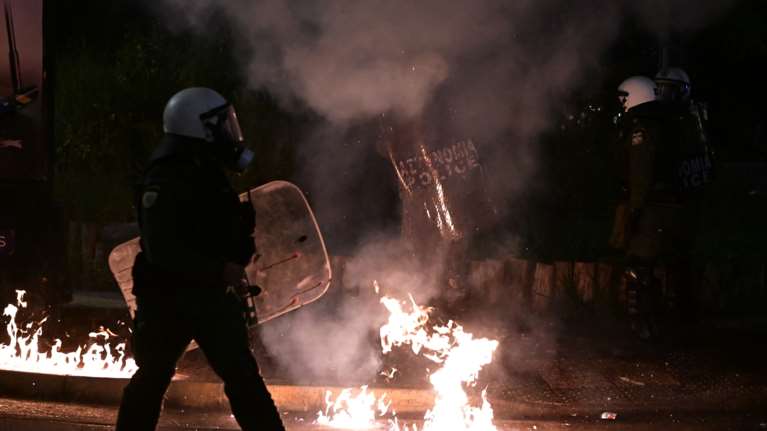 Καταγγελίες για αστυνομική βία στην πορεία για την Παλαιστίνη [βίντεο]