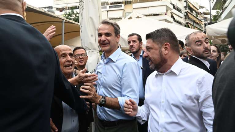 Στον Βύρωνα ο Κυριάκος Μητσοτάκης: Στηρίζω ανεπιφύλακτα τον Χαρδαλιά για περιφερειάρχη Αττικής